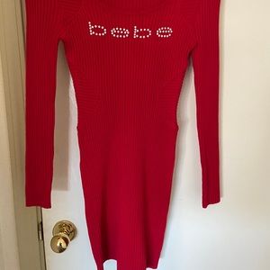 Bebe long sleeve dress